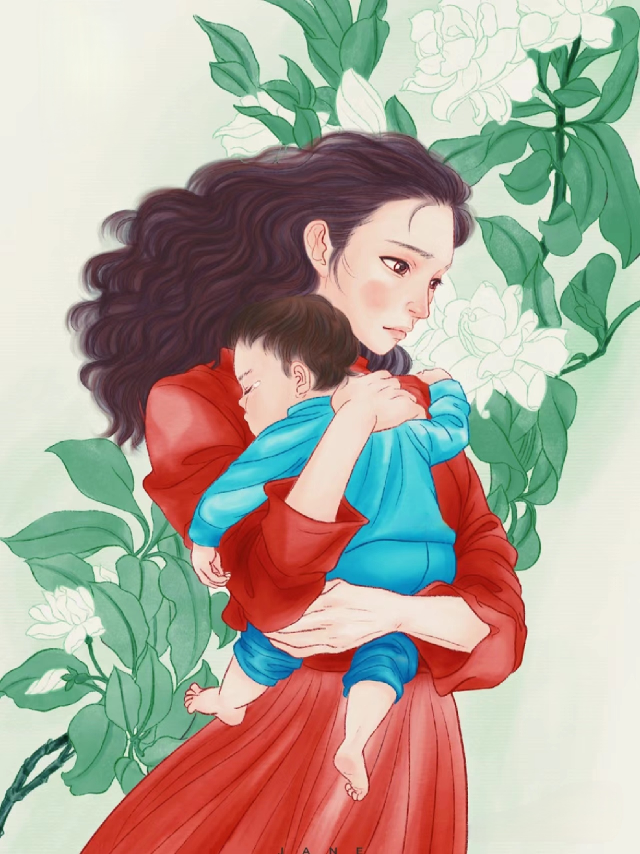 五十岁的婆婆生了个娃