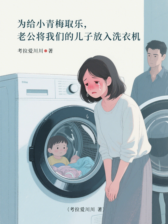 为给小青梅取乐，老公将我们的儿子放入洗衣机