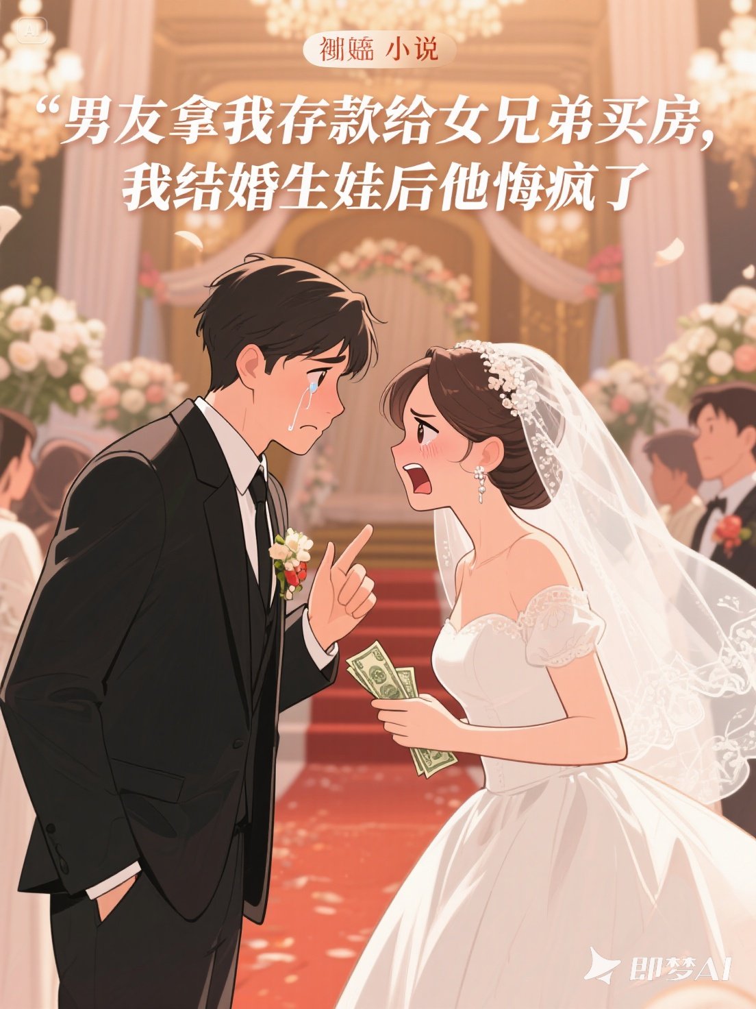 男友拿我存款给女兄弟买房，我结婚生娃后他悔疯了