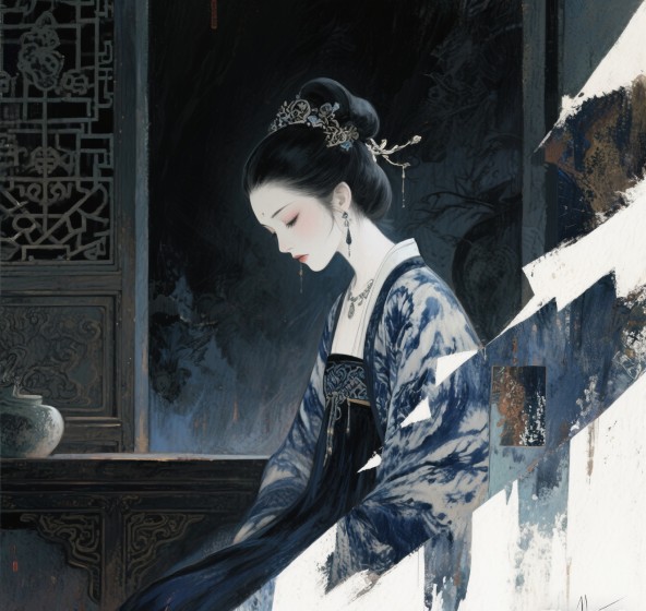 结发为夫妻，断情绝陌路