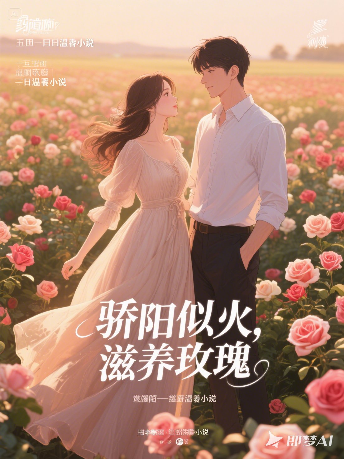 骄阳似火，滋养玫瑰