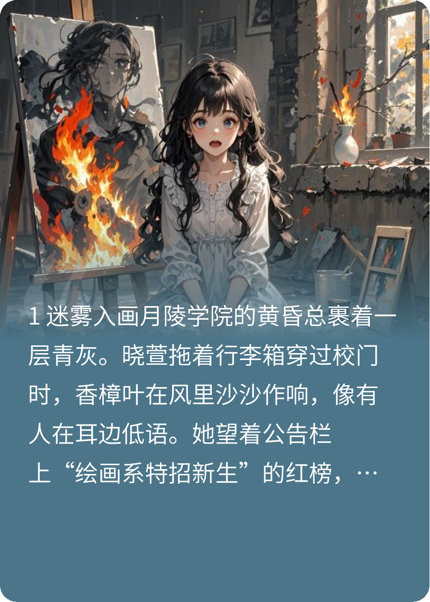 暗夜画室·未完成的肖像