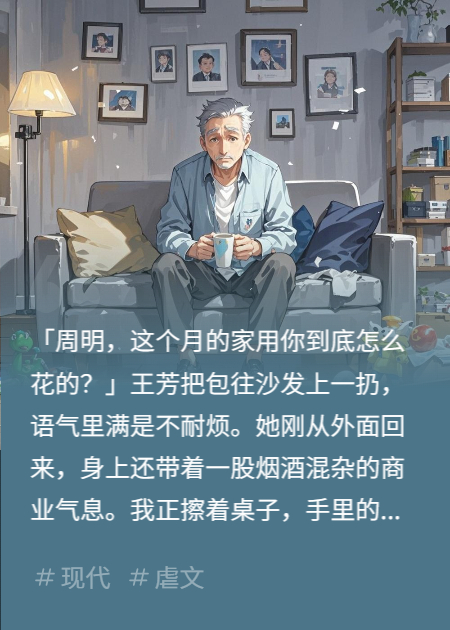 前妻挣钱我顾家，给我的钱花完了