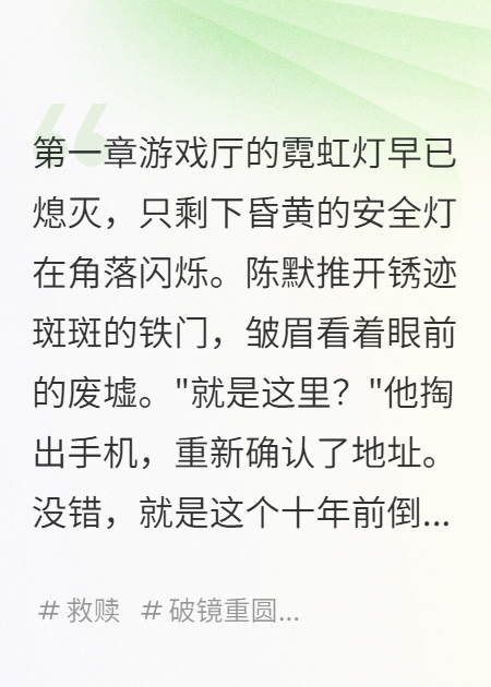 命运可以重新洗牌