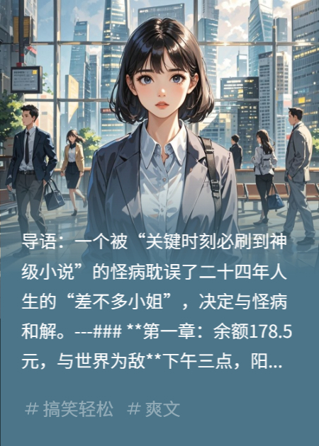 小说真是害苦了我啊