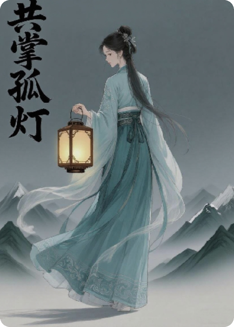 共掌孤灯