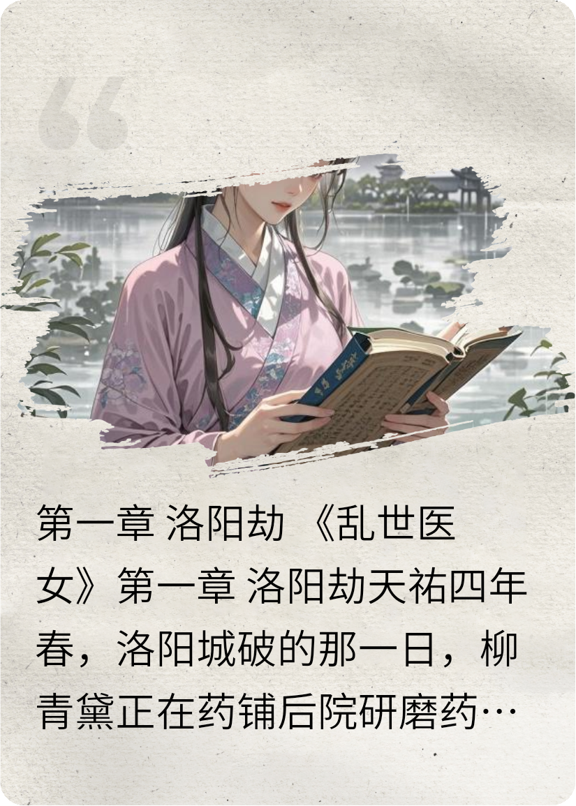 乱世医女柳青黛