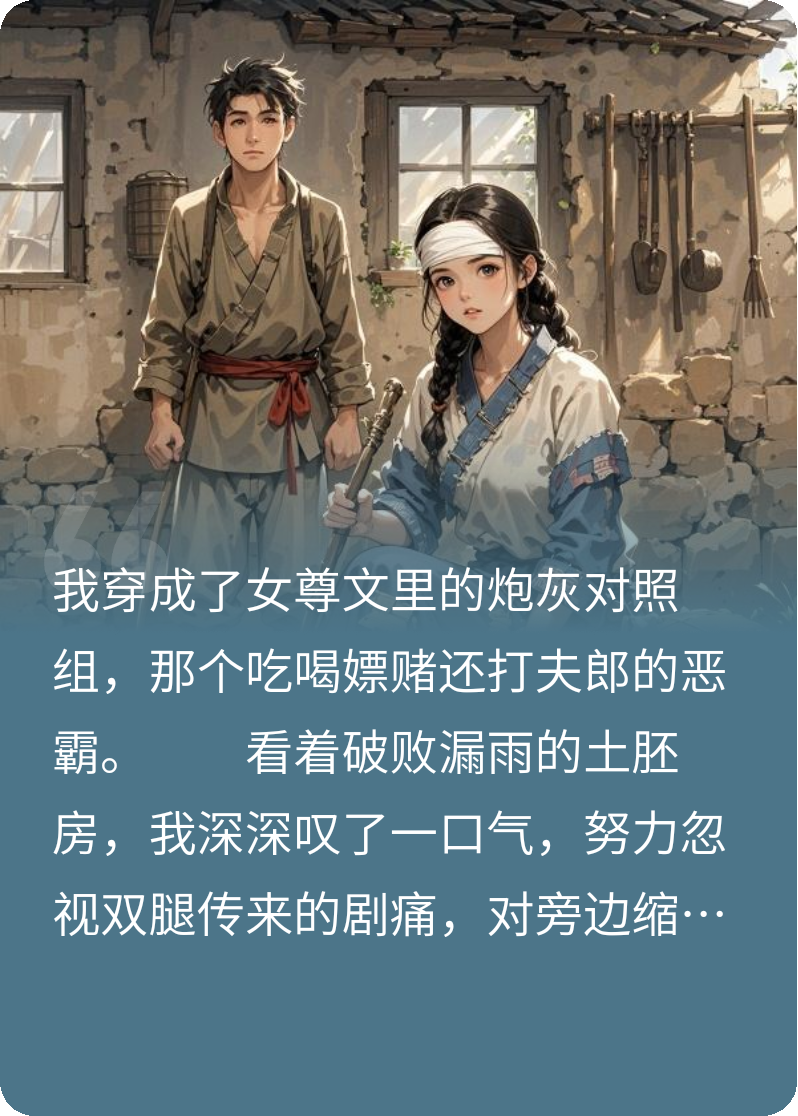 女尊：一穷二白还要养夫郎怎么办