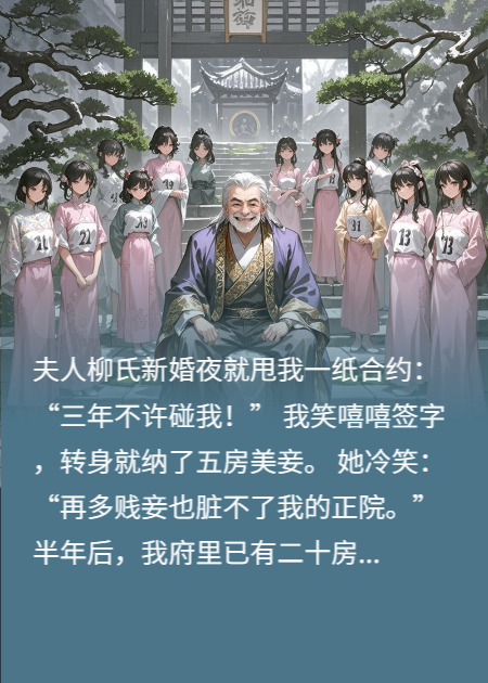 夫人不让碰，我转身纳妾二十房