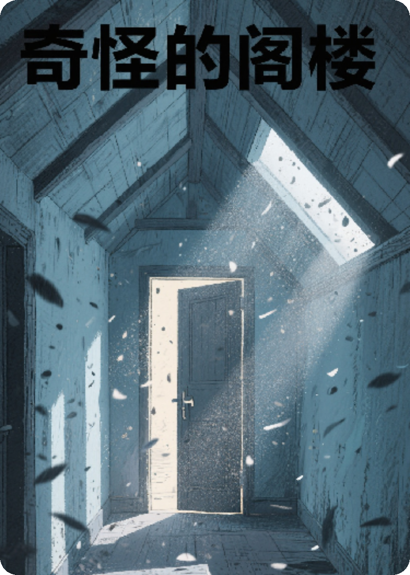 被黑衣人追杀，我躲进奇怪的阁楼
