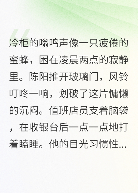 阿姨不可以·便利店邂逅