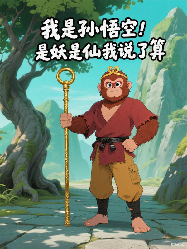 我是孙悟空，是妖是仙我说了算