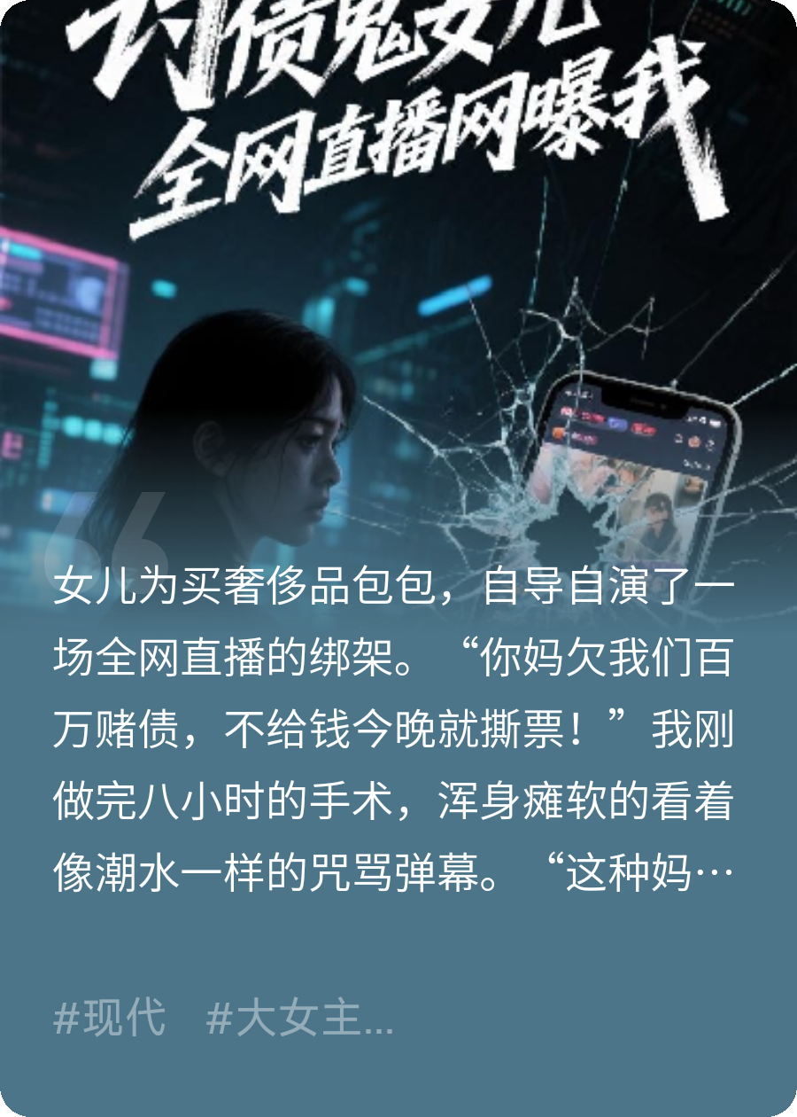讨债鬼女儿全网直播网曝我