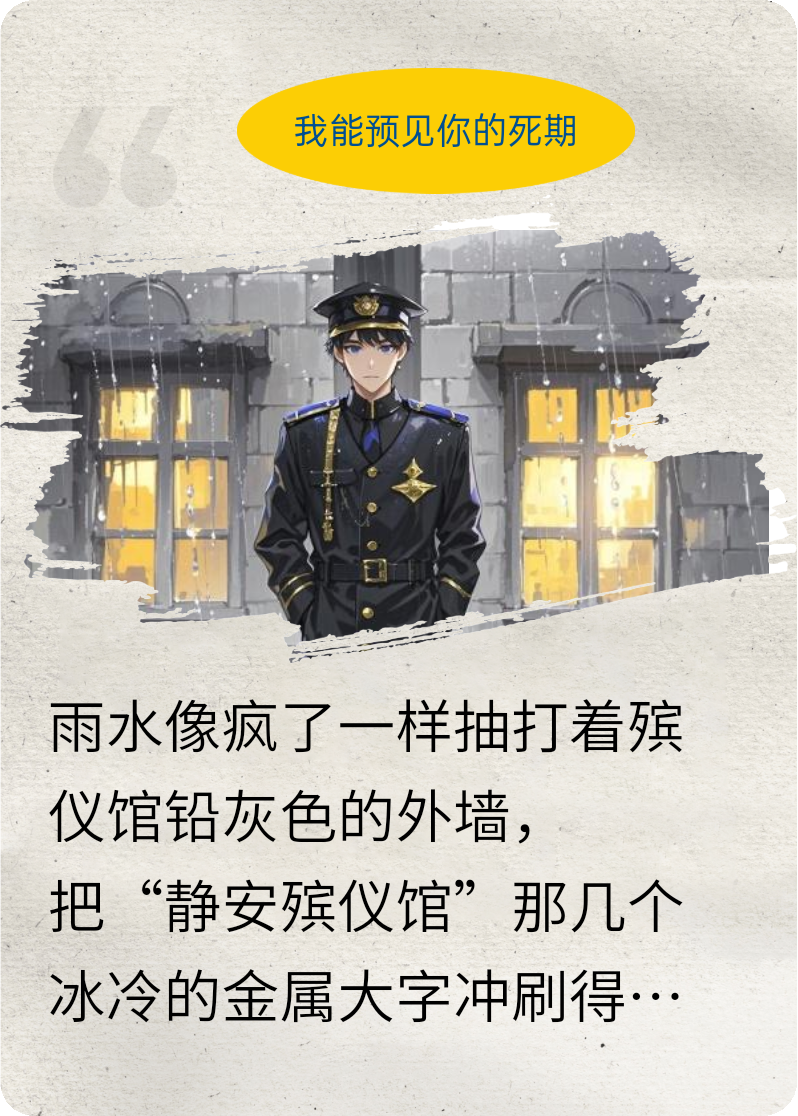 一个整容师可以预见死亡
