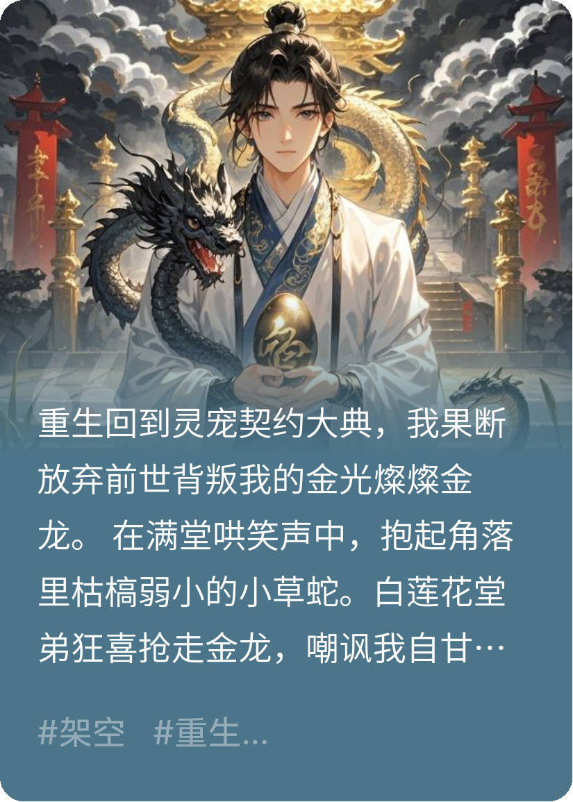 重生后我拒签金龙，反手契约废柴草蛇