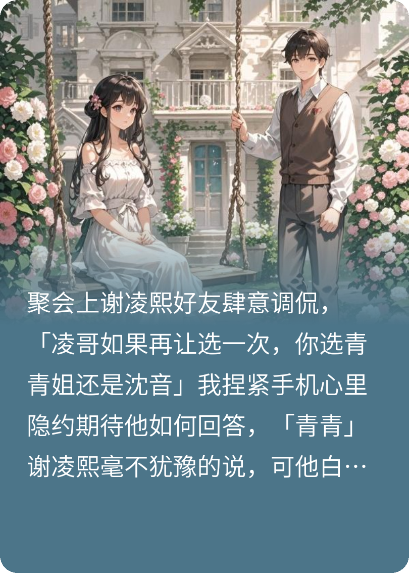 深情狗人社，谢家太子爷别装了