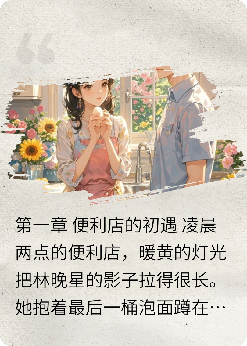 晚星落在他眼底