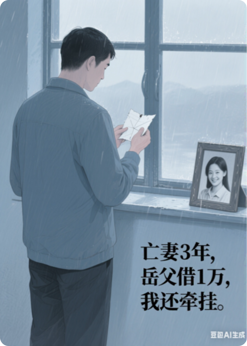 亡妻3年，岳父借1万，我还牵挂