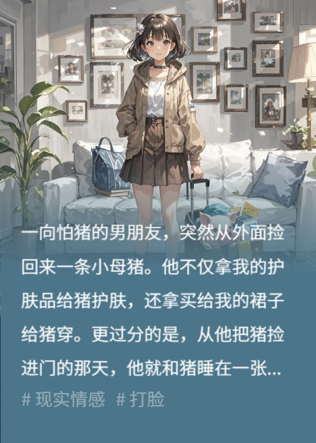 我送家里的猪去繁育中心后，男友疯了