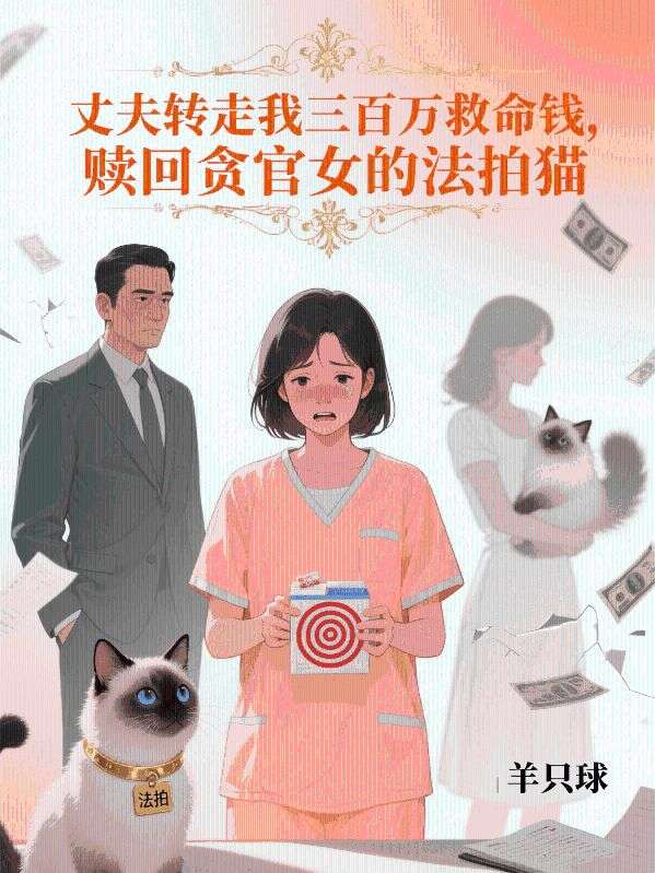 丈夫转走我三百万救命钱，赎回贪官女的法拍猫