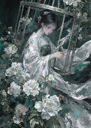 自由的风带走笼中的鸟