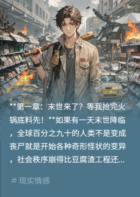 说好的咸鱼，系统却让我在末世……卖烤串？