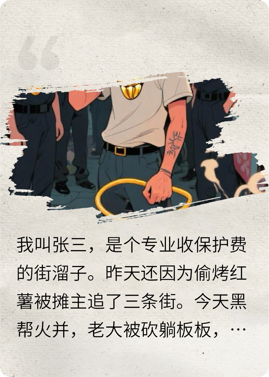 从收保护费到收编黑道大佬