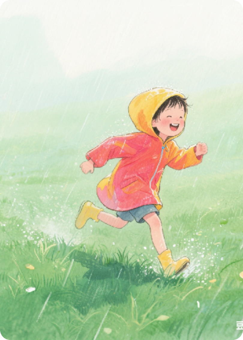 在风、雨、阳光、土壤中成长