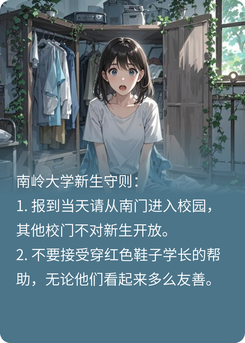 南岭大学新生守则