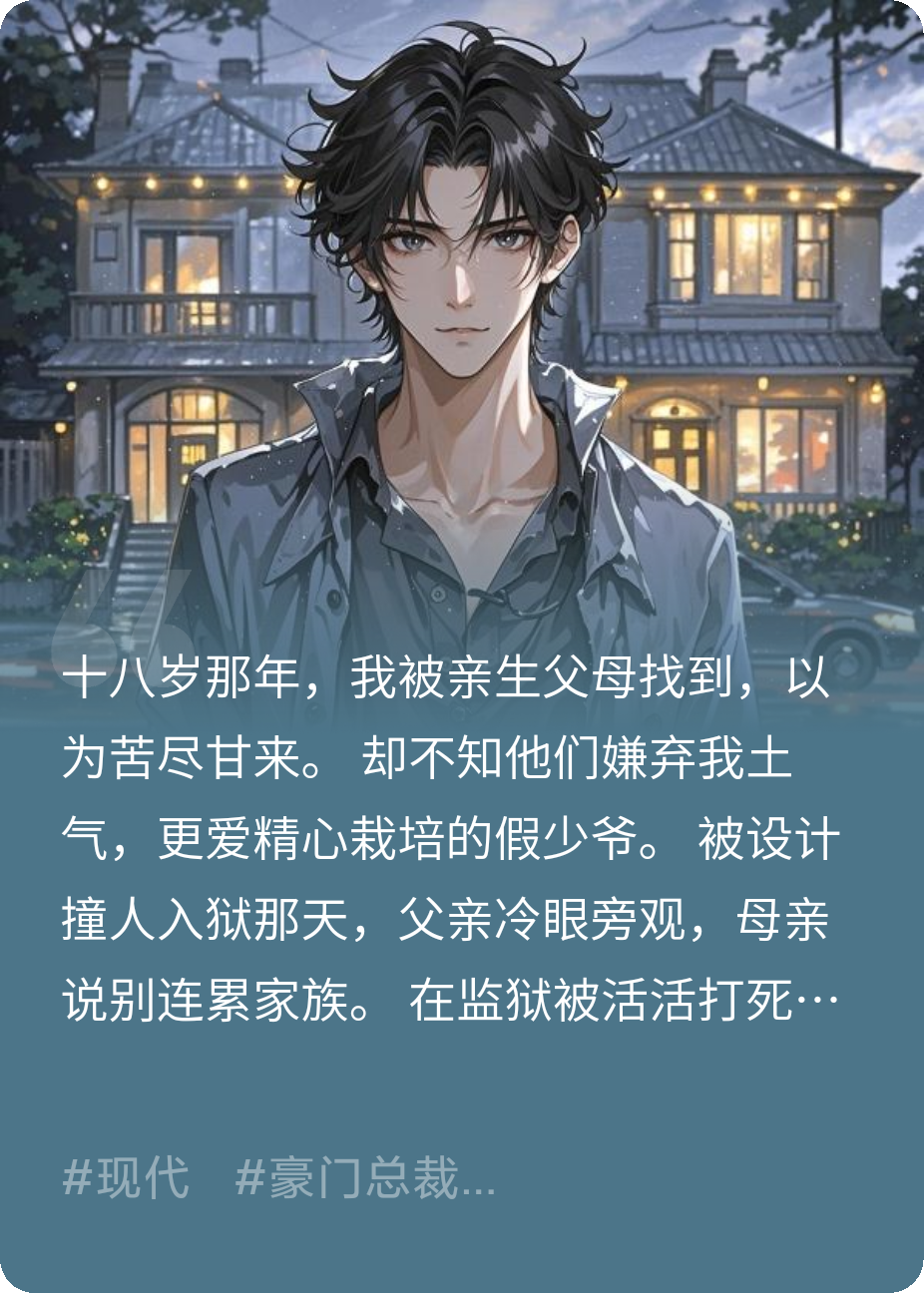 预见死亡后，真少爷屠了全家！