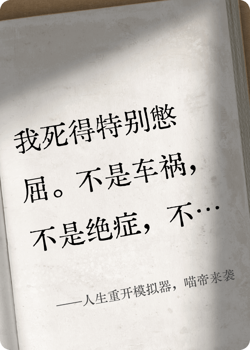 人生重开模拟器，喵帝来袭
