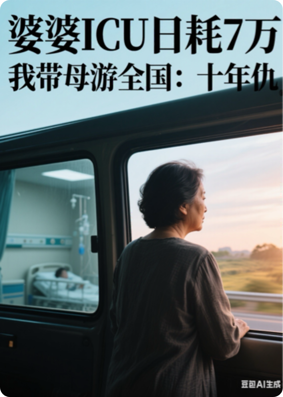 婆ICU日耗7万我带母游全国十年仇