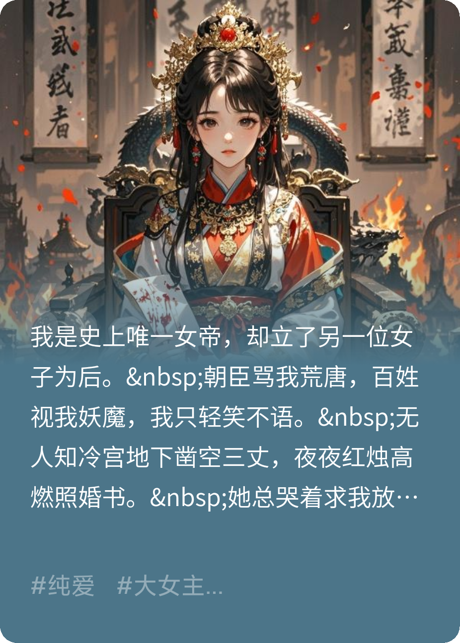 女帝的废后诏书沾了她的血…