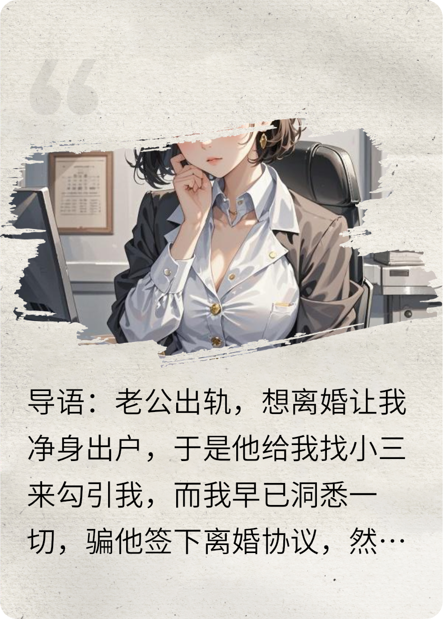 出轨老公给我找小三，我欣然接受