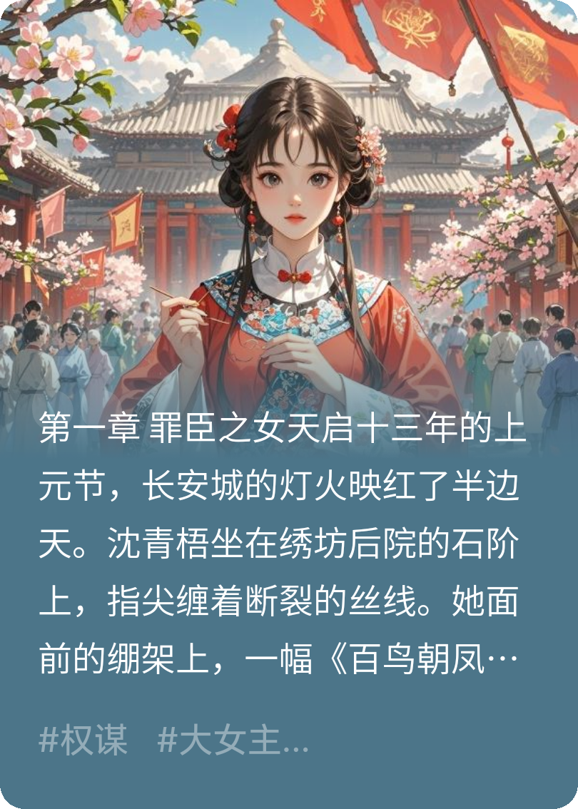 凤唳九霄：绣娘的锋芒