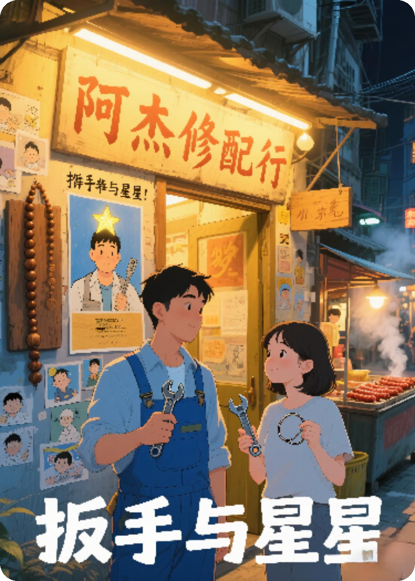 夜市摊的扳手与星星