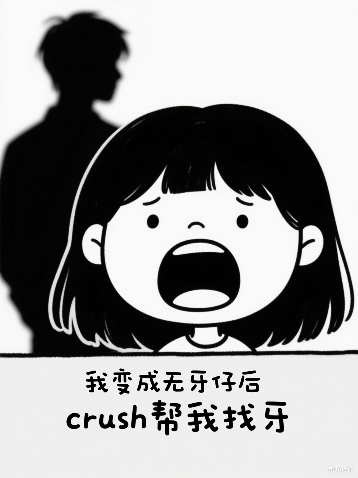 我变成无牙仔后crush帮我找牙