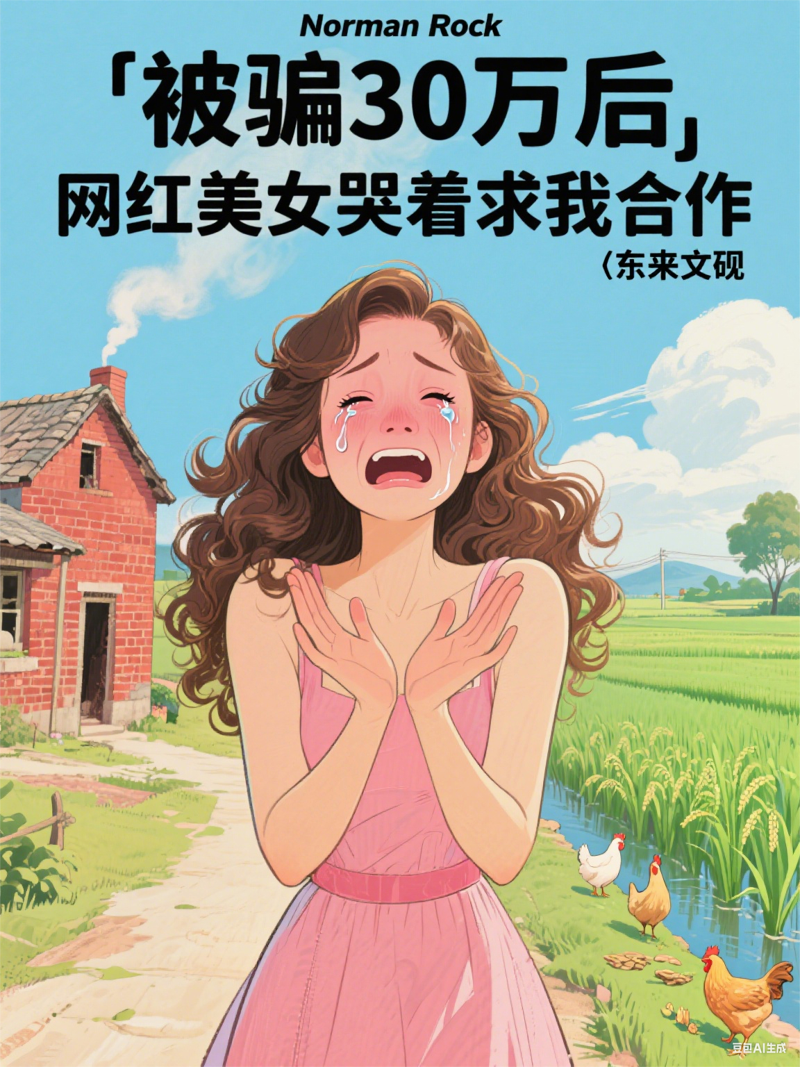 被骗30万后网红美女哭着求我合作
