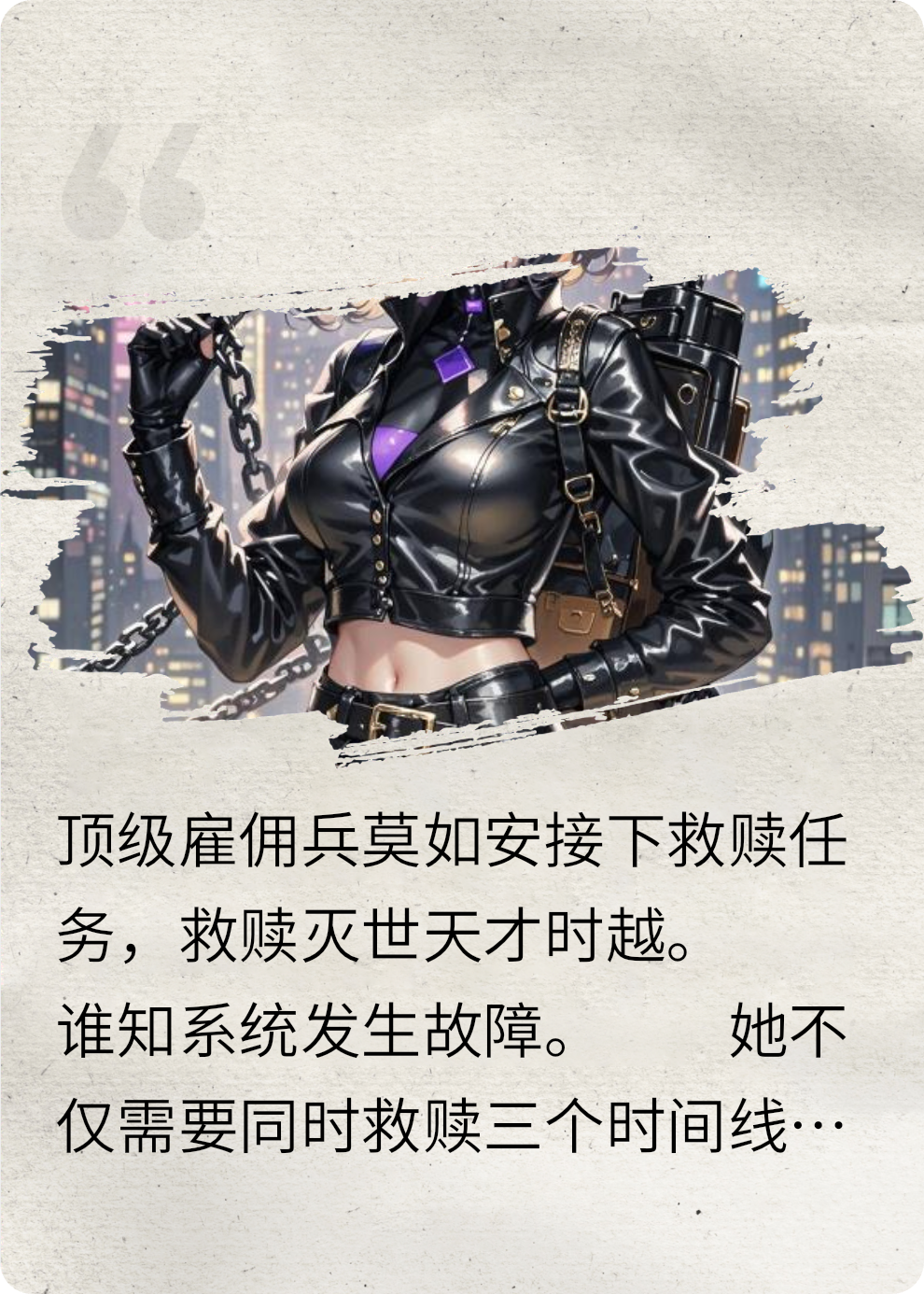 雇佣兵变黑猫两小时救赎灭世天才