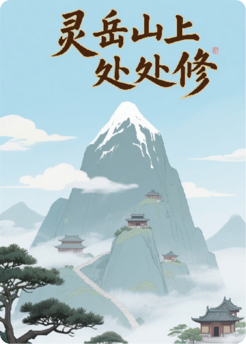 灵岳山上处处修
