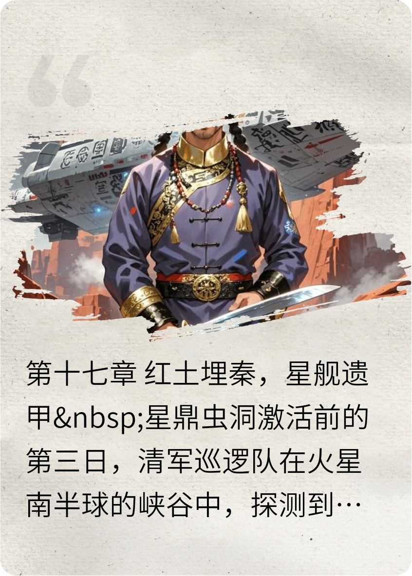 大清军在火星发现大秦练气士遗骸