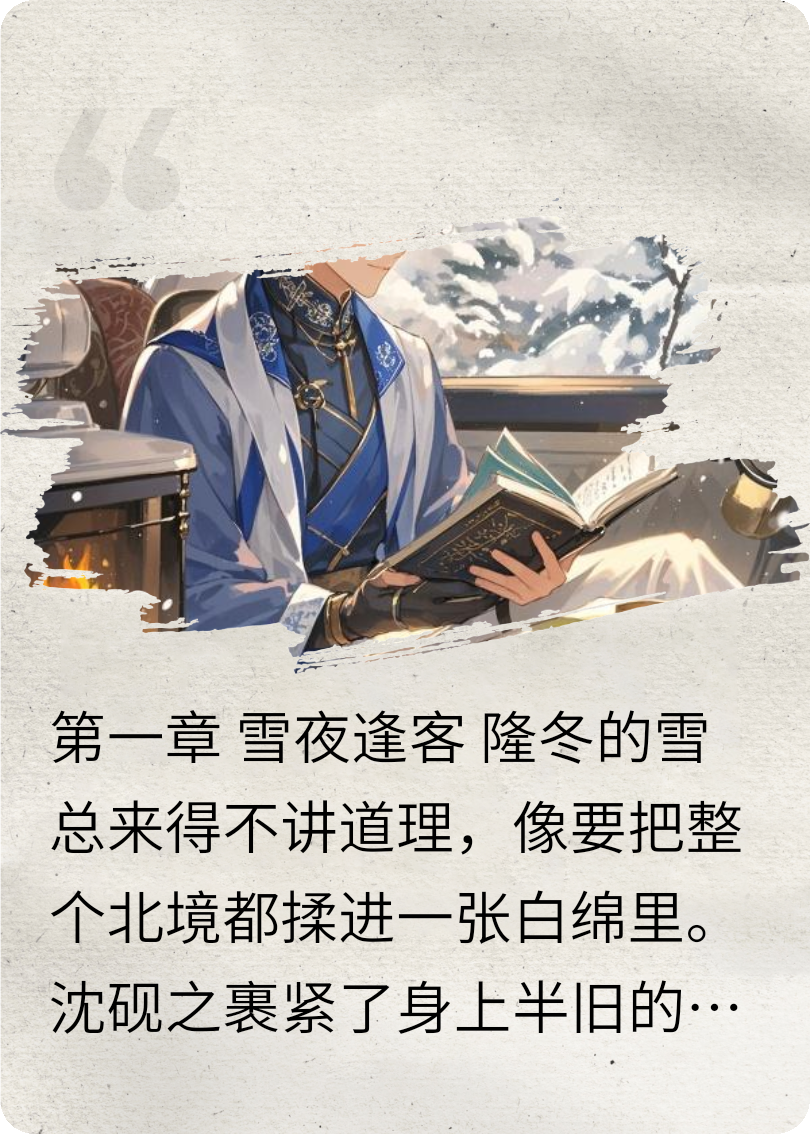 雪夜有强盗，还好他来的及时