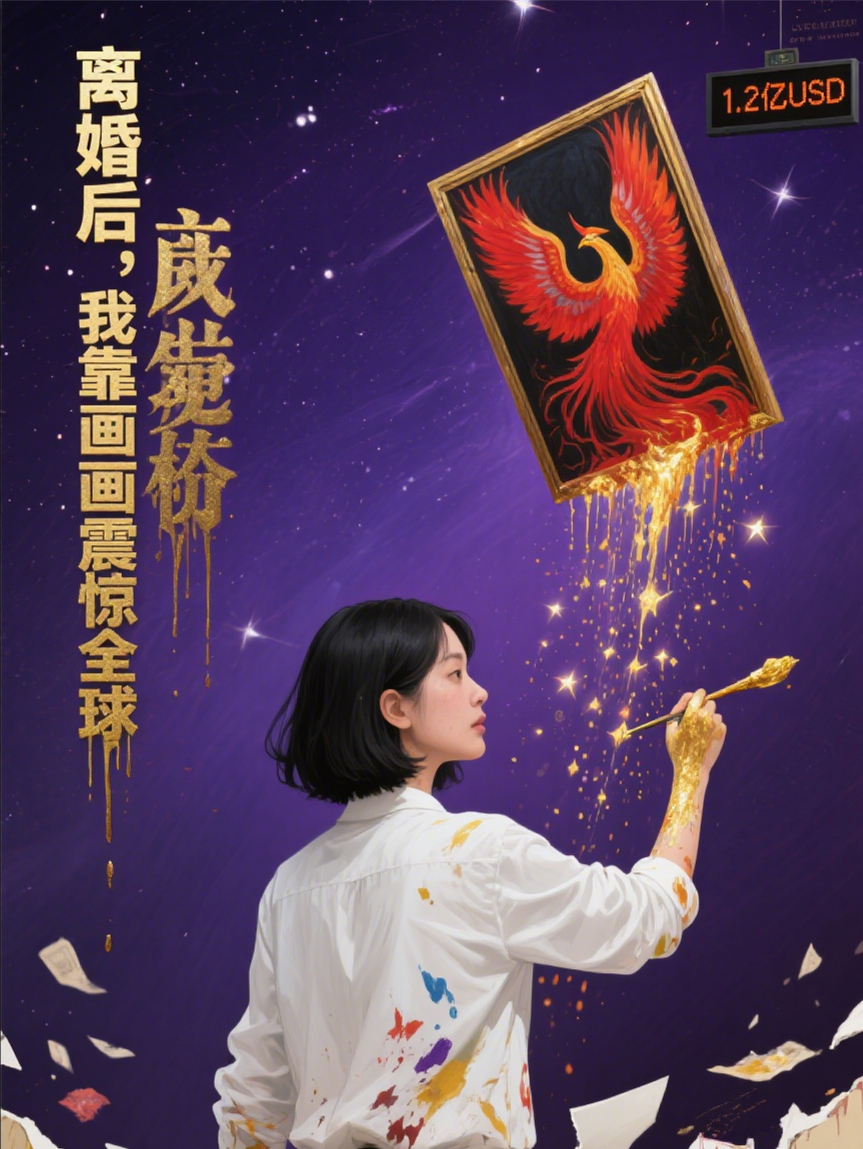 离婚后，我靠画画震惊全球