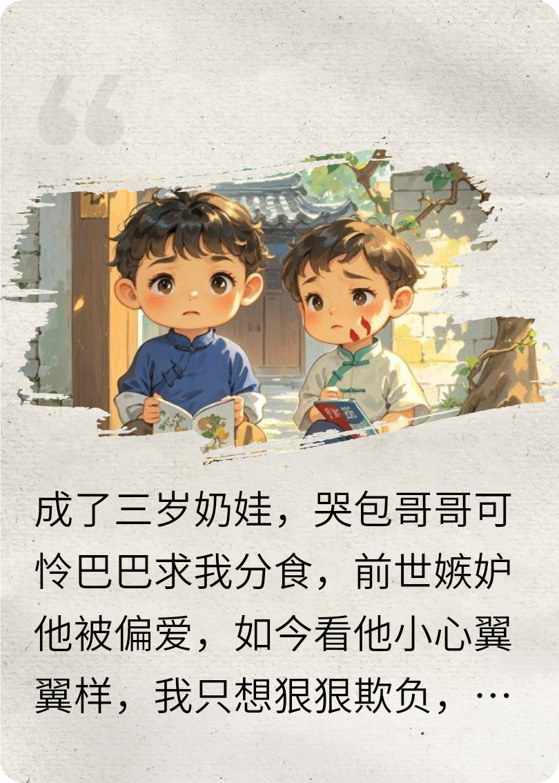 重生三岁，我把哭包哥哥拿捏了哈哈哈…