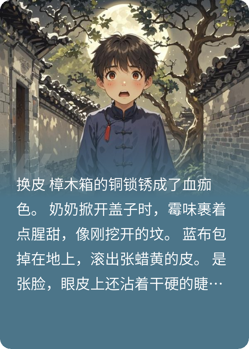 老槐扎根时