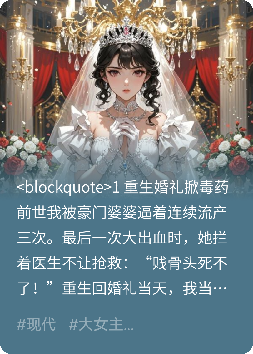 被逼死后，在婚礼现场送婆婆入狱