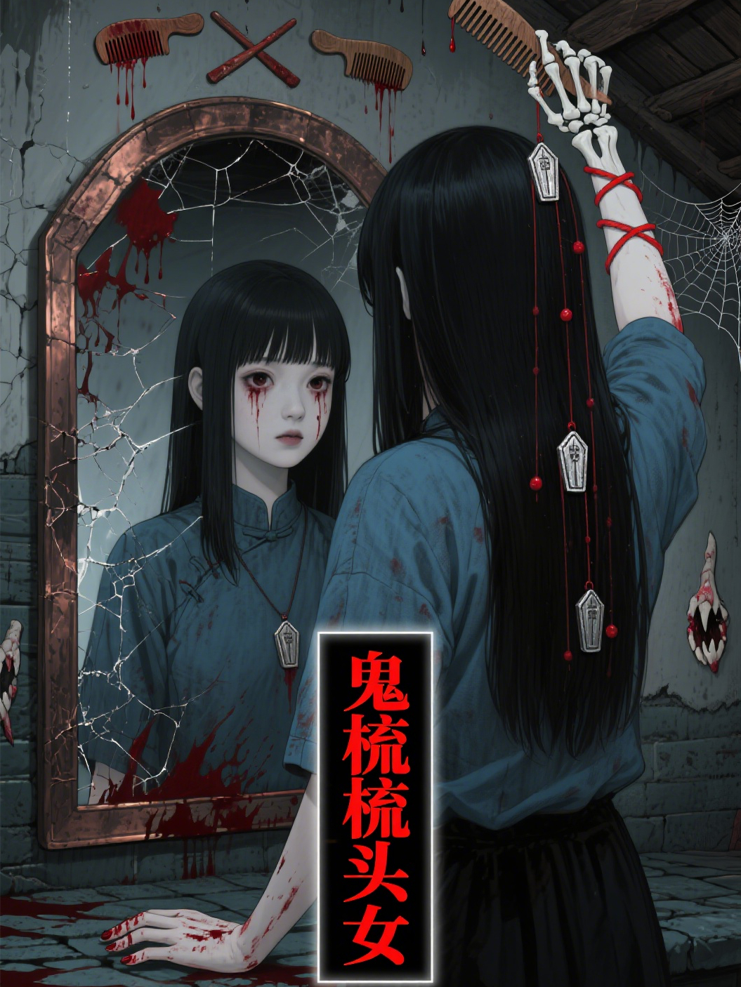 鬼梳梳头女