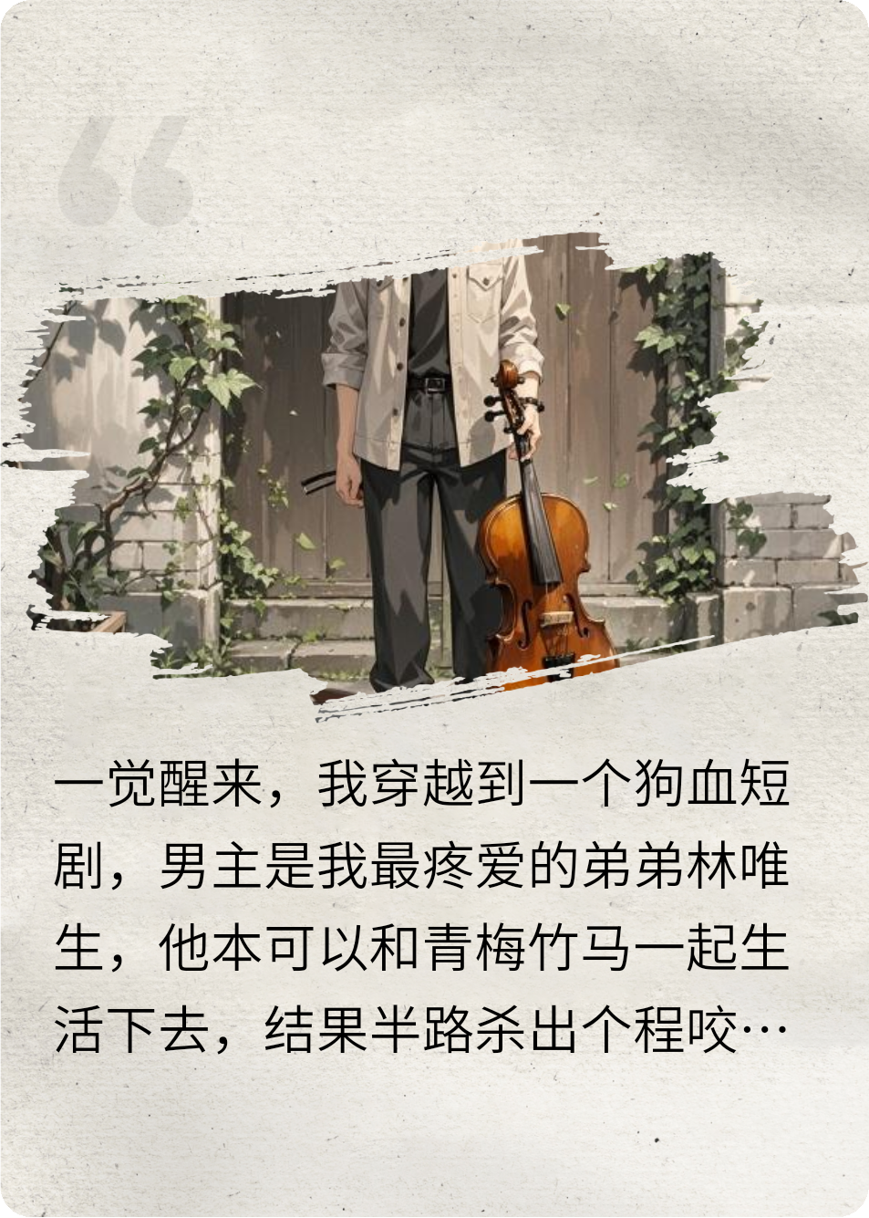 穿越狗血短剧，我是男主后盾