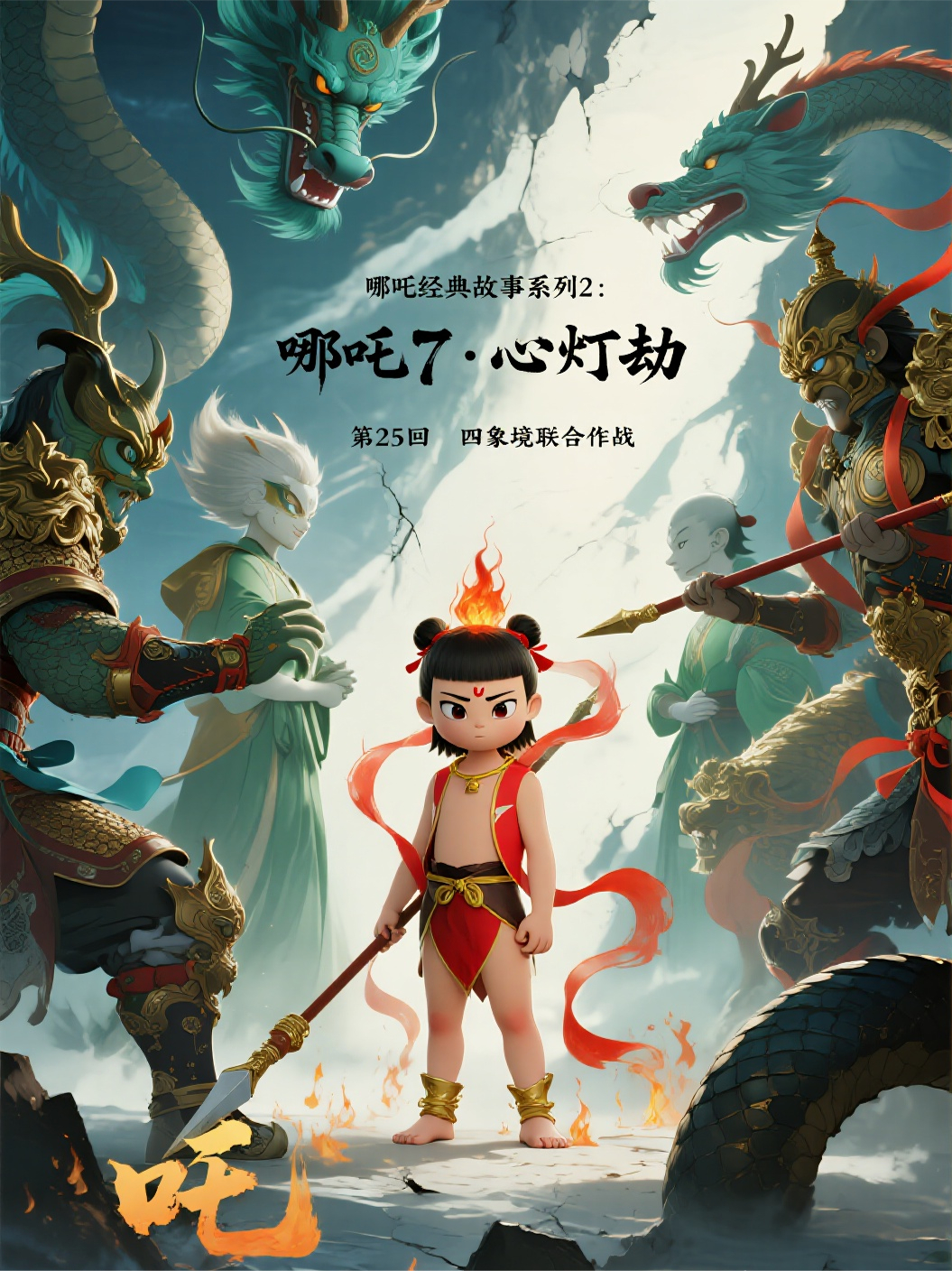 哪吒2725回四象境联合作战