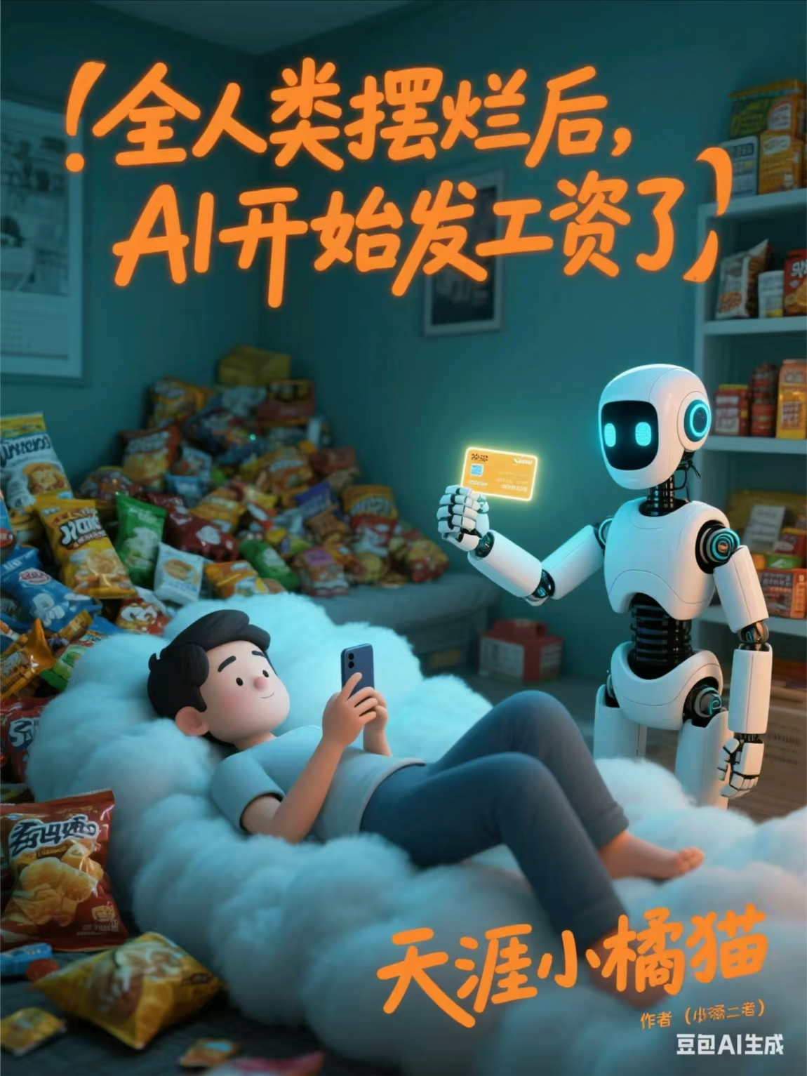 全人类摆烂后，AI开始发工资了